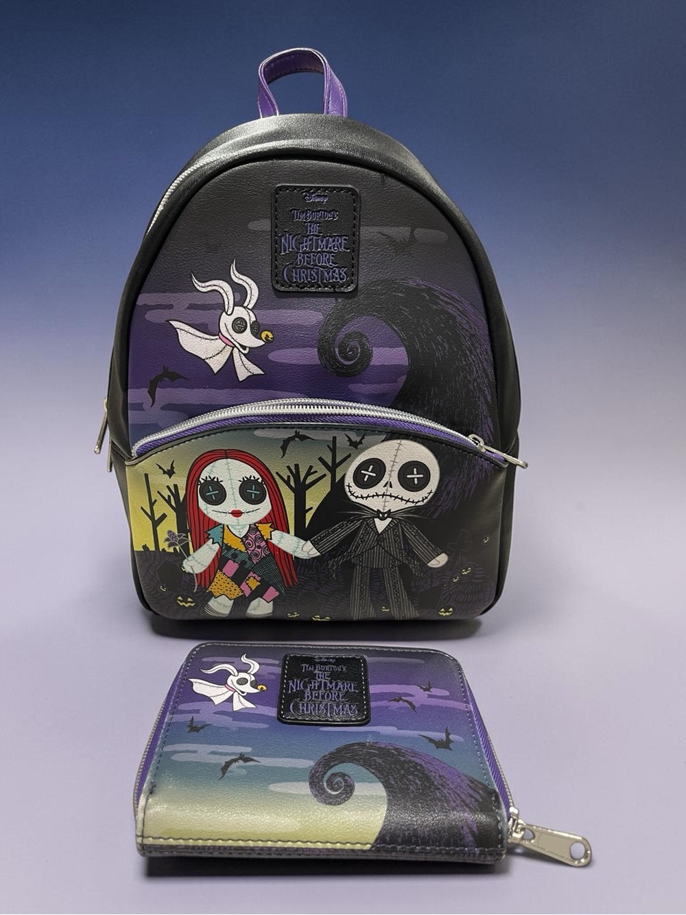 Disney The Nightmare Before Christmas Jack & Sally Mini Backpack And Wallet Set